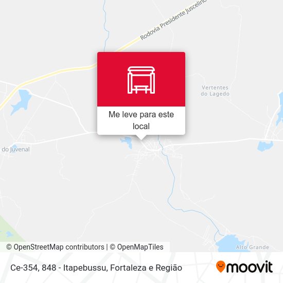 Ce-354, 848 - Itapebussu mapa