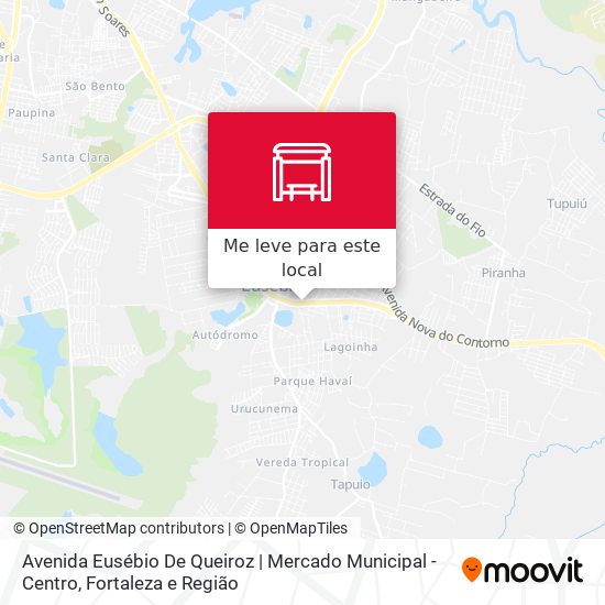 Avenida Eusébio De Queiroz | Mercado Municipal - Centro mapa