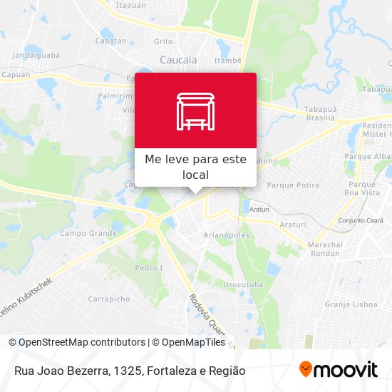 Rua Joao Bezerra, 1325 mapa
