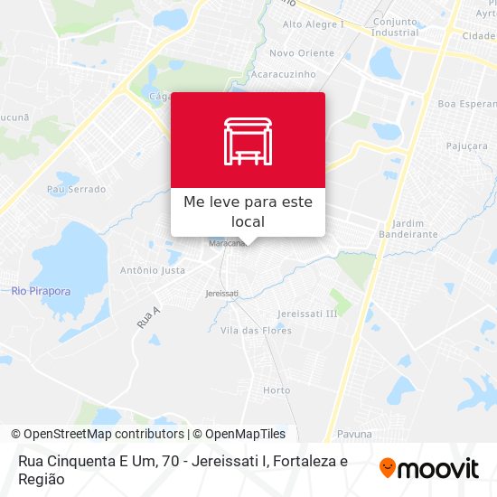 Rua Cinquenta E Um, 70 - Jereissati I mapa