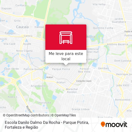 Escola Danilo Dalmo Da Rocha - Parque Potira mapa