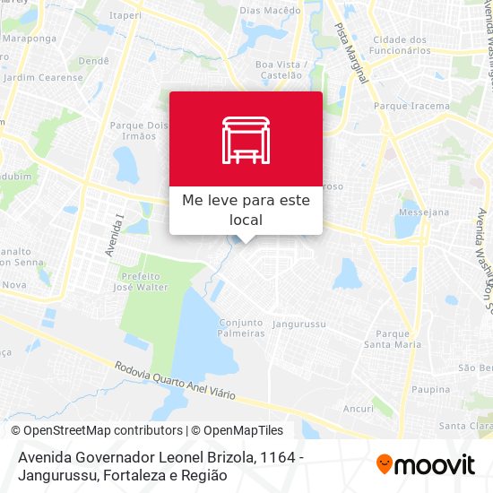 Avenida Governador Leonel Brizola, 1164 - Jangurussu mapa