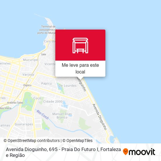 Avenida Dioguinho, 695 - Praia Do Futuro I mapa
