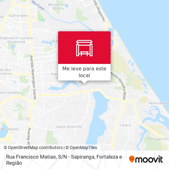 Rua Francisco Matias, S / N - Sapiranga mapa