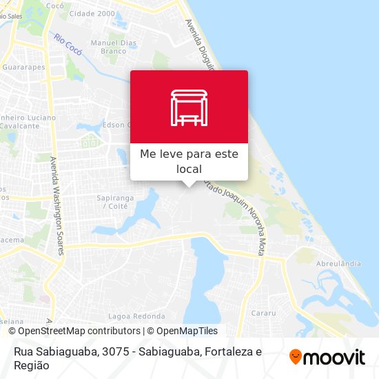Rua Sabiaguaba, 3075 - Sabiaguaba mapa