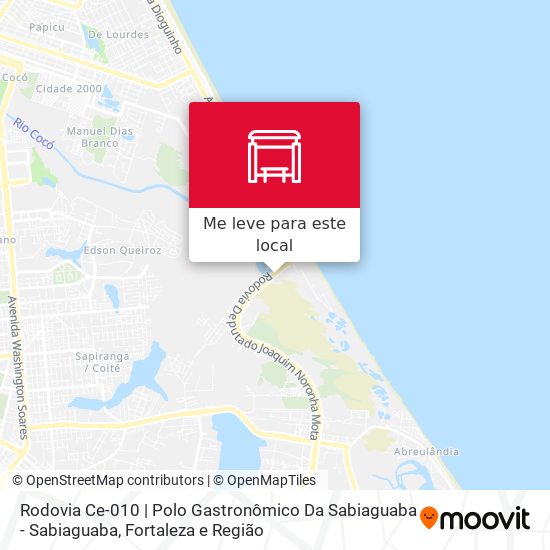 Rodovia Ce-010 | Polo Gastronômico Da Sabiaguaba - Sabiaguaba mapa