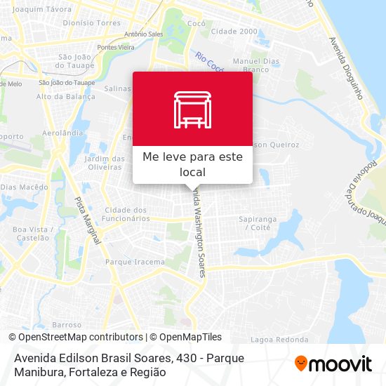 Avenida Edilson Brasil Soares, 430 - Parque Manibura mapa