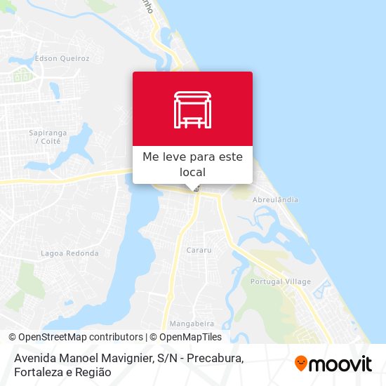 Avenida Manoel Mavignier, S / N - Precabura mapa