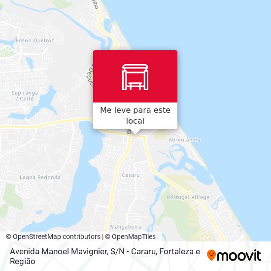 Avenida Manoel Mavignier, S / N - Cararu mapa