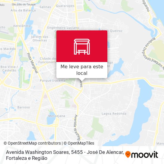 Avenida Washington Soares, 5455 - José De Alencar mapa