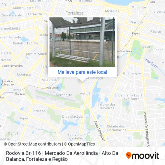 Rodovia Br-116 | Mercado Da Aerolândia - Alto Da Balança mapa