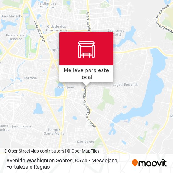 Avenida Washignton Soares, 8574 - Messejana mapa