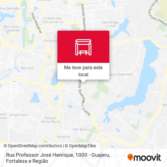 Rua Professor José Henrique, 1000 - Guajeru mapa