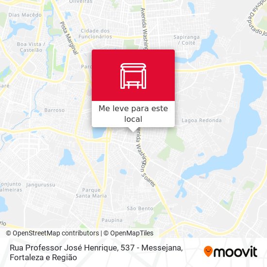 Rua Professor José Henrique, 537 - Messejana mapa