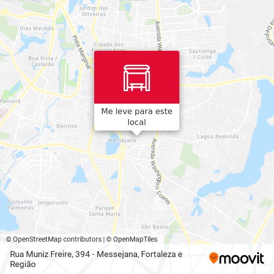 Rua Muniz Freire, 394 - Messejana mapa