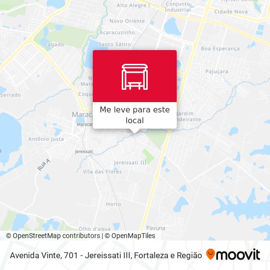 Avenida Vinte, 701 - Jereissati III mapa