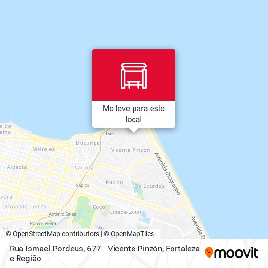 Rua Ismael Pordeus, 677 - Vicente Pinzón mapa