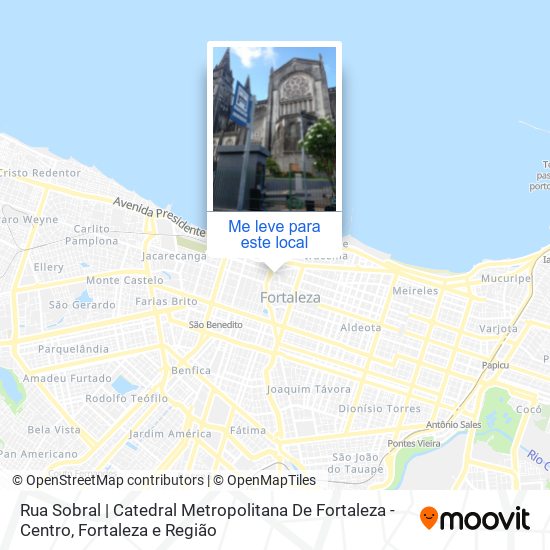 Rua Sobral | Catedral Metropolitana De Fortaleza - Centro mapa