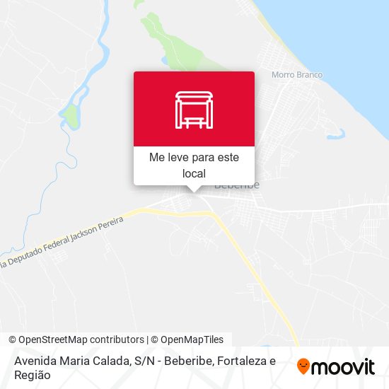 Avenida Maria Calada, S / N - Beberibe mapa
