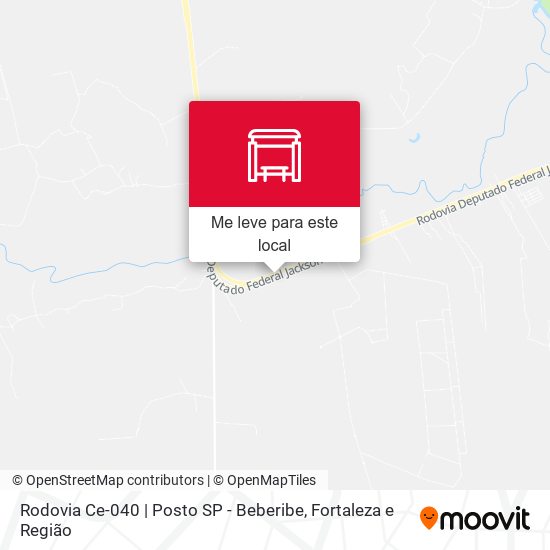Rodovia Ce-040 | Posto SP - Beberibe mapa