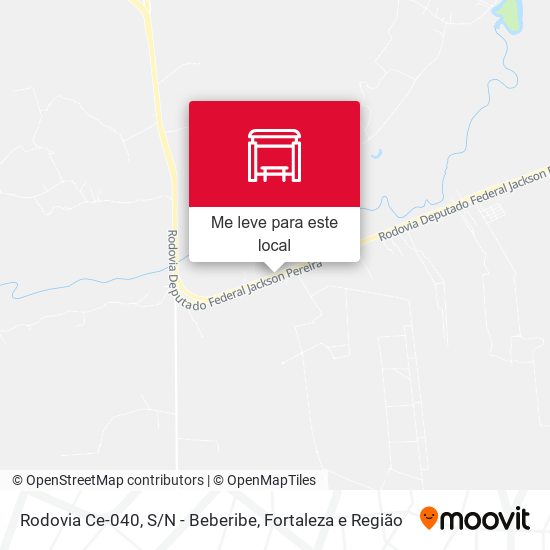 Rodovia Ce-040, S/N - Beberibe mapa