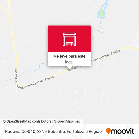 Rodovia Ce-040, S/N - Beberibe mapa