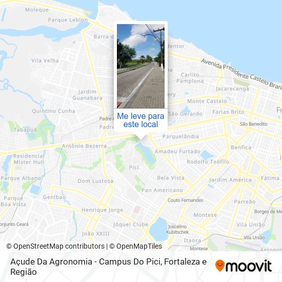 Açude Da Agronomia - Campus Do Pici mapa