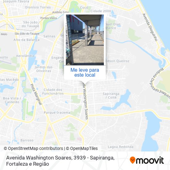 Avenida Washington Soares, 3939 - Sapiranga mapa