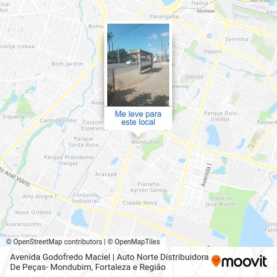 Avenida Godofredo Maciel, 4965 - Mondubim mapa