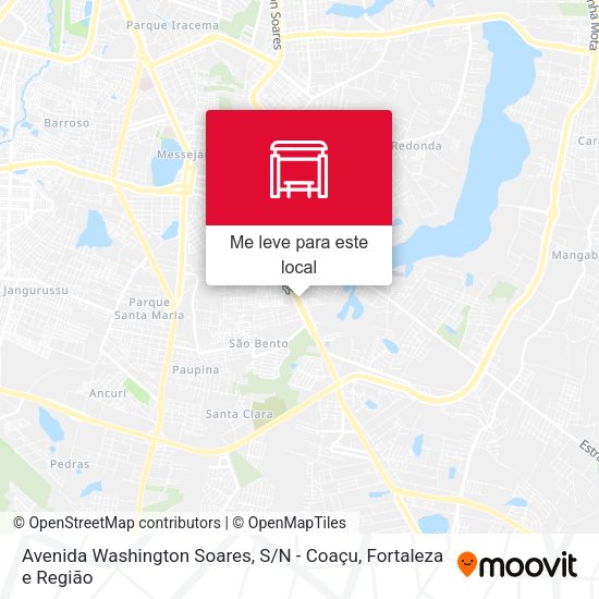 Avenida Washington Soares, S / N - Coaçu mapa