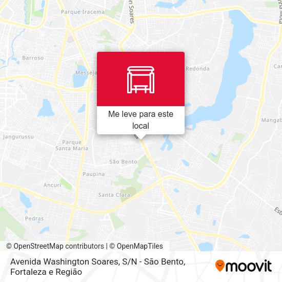Avenida Washington Soares, S / N - São Bento mapa