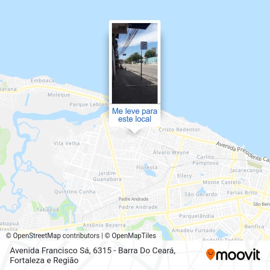 Avenida Francisco Sá, 6315 - Barra Do Ceará mapa
