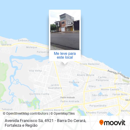 Avenida Francisco Sá, 4921 - Barra Do Cerará mapa