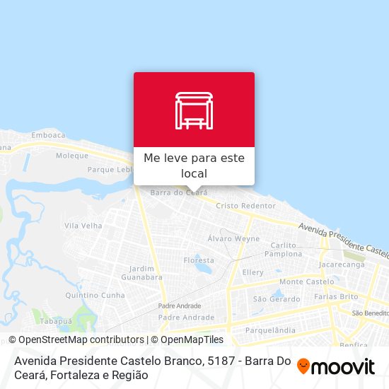 Avenida Presidente Castelo Branco, 5187 - Barra Do Ceará mapa