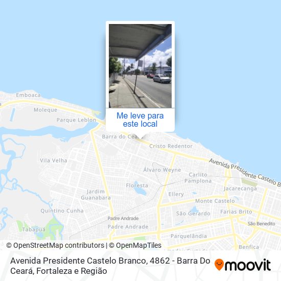 Avenida Presidente Castelo Branco, 4862 - Barra Do Ceará mapa
