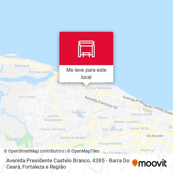 Avenida Presidente Castelo Branco, 4385 - Barra Do Ceará mapa
