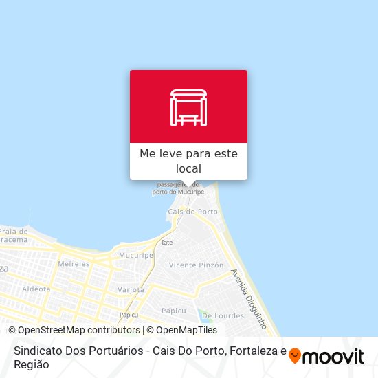 Sindicato Dos Portuários - Cais Do Porto mapa