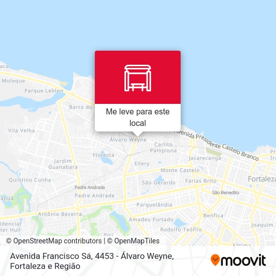 Avenida Francisco Sá, 4453 - Álvaro Weyne mapa