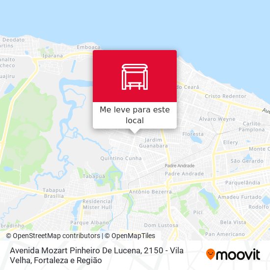 Avenida Mozart Pinheiro De Lucena, 2150 - Vila Velha mapa