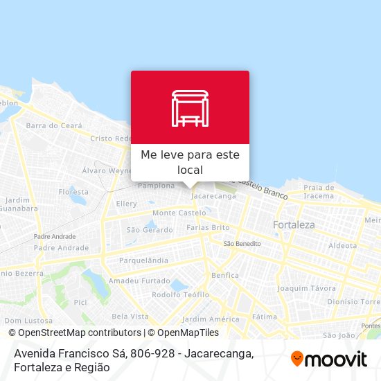 Avenida Francisco Sá, 806-928 - Jacarecanga mapa