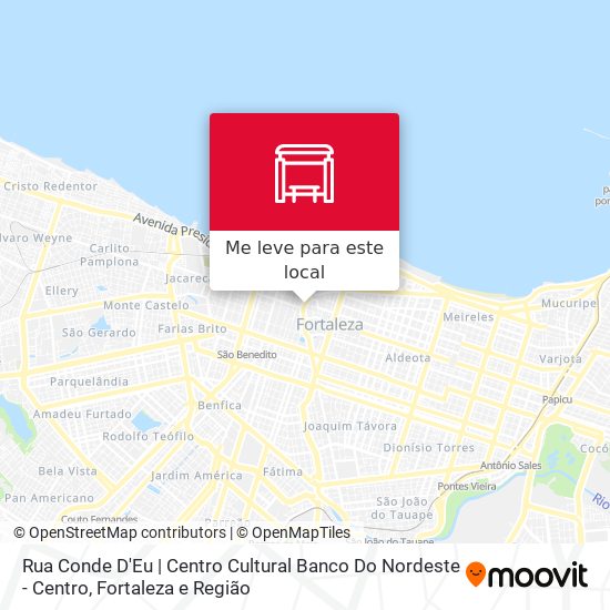 Rua Conde D'Eu | Centro Cultural Banco Do Nordeste - Centro mapa