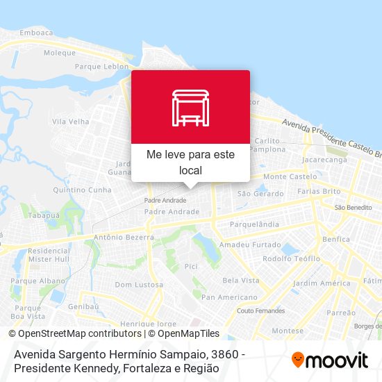 Avenida Sargento Hermínio Sampaio, 3860 - Presidente Kennedy mapa