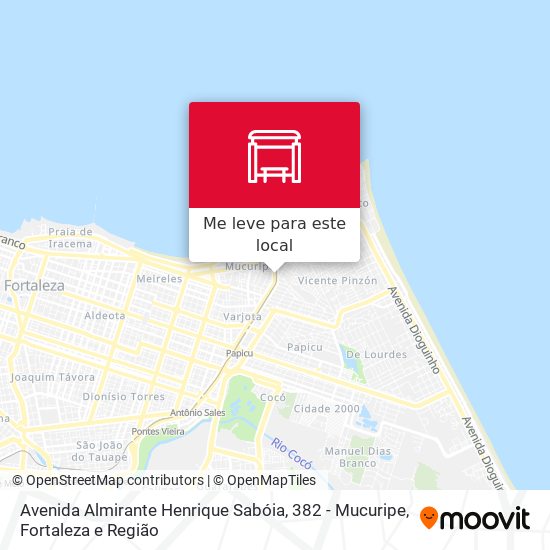 Avenida Almirante Henrique Sabóia, 382 - Mucuripe mapa