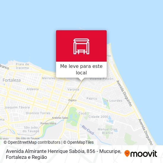 Avenida Almirante Henrique Sabóia, 856 - Mucuripe mapa