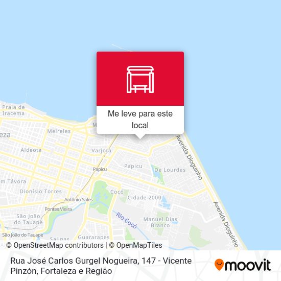 Rua José Carlos Gurgel Nogueira, 147 - Vicente Pinzón mapa