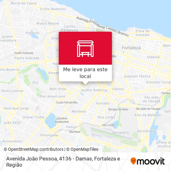 Avenida João Pessoa, 4136 - Damas mapa