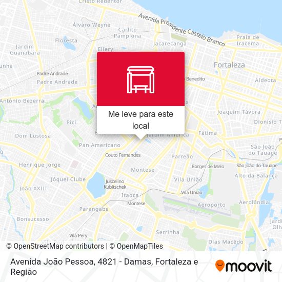 Avenida João Pessoa, 4821 - Damas mapa