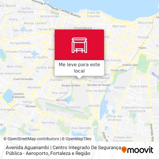 Avenida Aguanambi | Centro Integrado De Segurança Pública - Aeroporto mapa