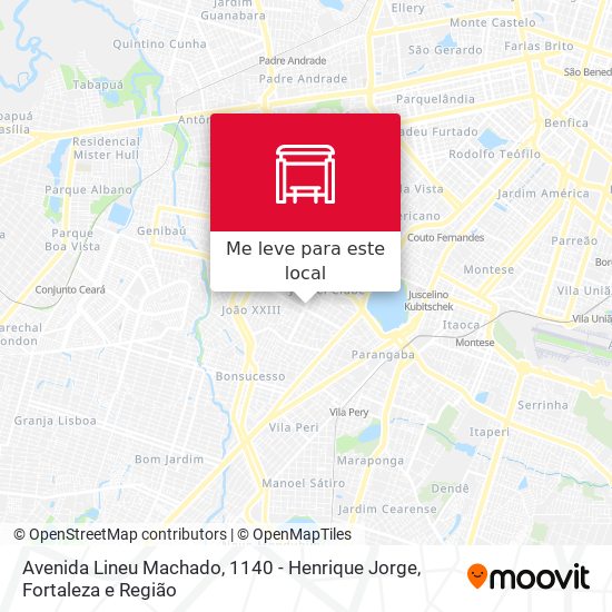 Avenida Lineu Machado, 1140 - Henrique Jorge mapa