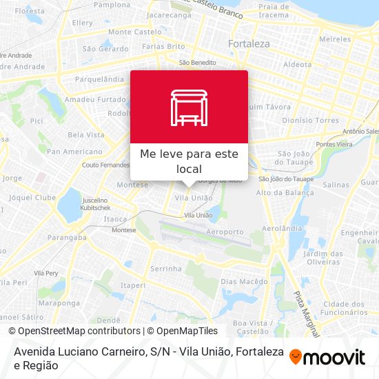 Avenida Luciano Carneiro, S / N - Vila União mapa